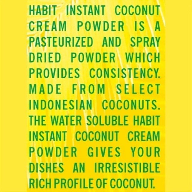 Habit Coconut Cream Powder - ppHive